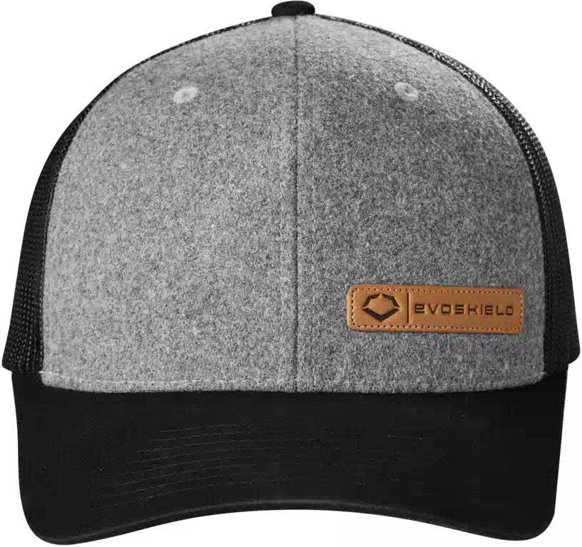Evoshield Wool Snapback Cap Wb6033701 - Heather Gray Black - Osfm