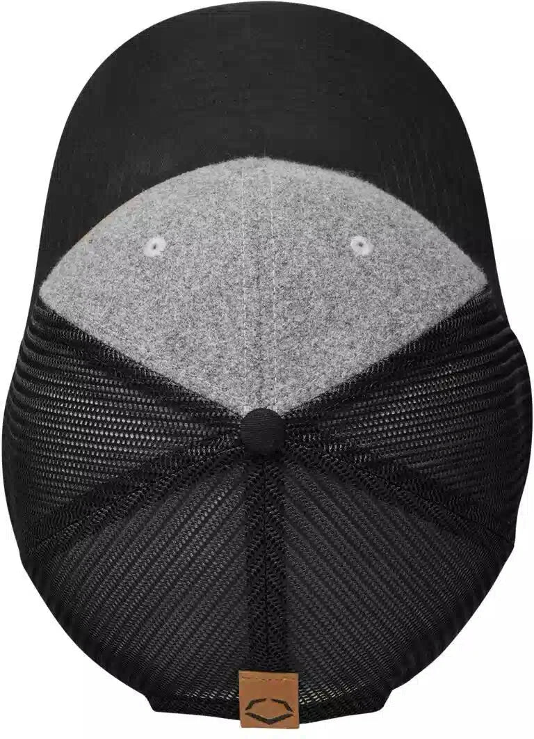 Evoshield Wool Snapback Cap Wb6033701 - Heather Gray Black - Osfm