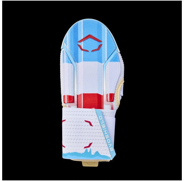 Evoshield X-srz Adult Sliding Mitt 2.0 Wb5767601 - White Victory Blue Scarlet - Columbia Red