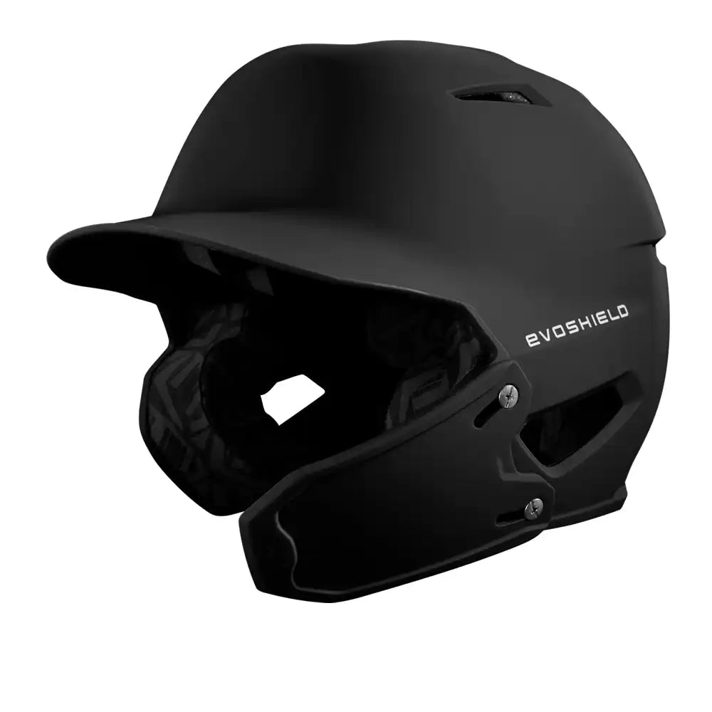 Evoshield Xvt 2.0 Bilateral Matte Batting Helmet Face Shield (jaw Guard) Wb57729 - Blak - Black
