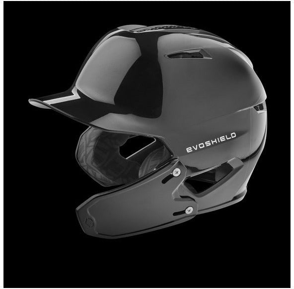 Evoshield Xvt 2.0 Gloss Batting Helmet with Face Shield Wbr00056001 - Black