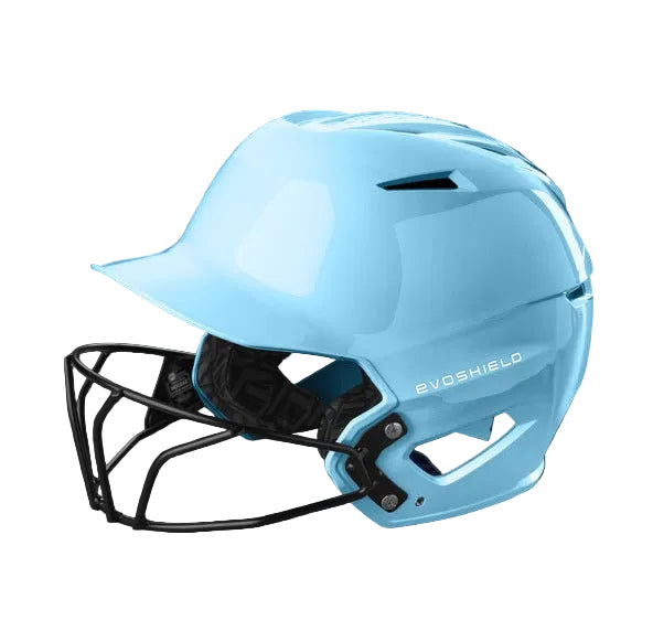 Evoshield Xvt 2.0 Glossy Batting Helmet with Facemask Wb5725908 - Victory Blue
