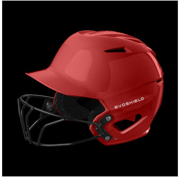 Evoshield Xvt 2.0 Glossy Batting Helmet with Softball Mask Wb5725905 - Scarlet