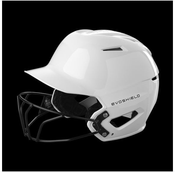 Evoshield Xvt 2.0 Glossy Batting Helmet with Softball Mask Wb5725906 - Team White