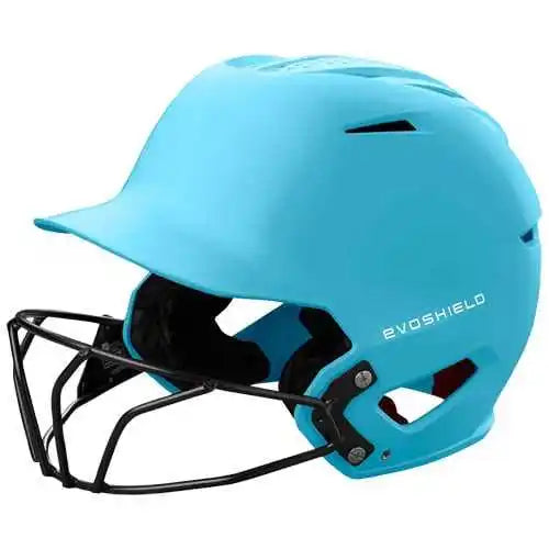 Evoshield Xvt 2.0 Limited Edition Matte Batting Helmet with Fastpitch Mask - Victory Blue