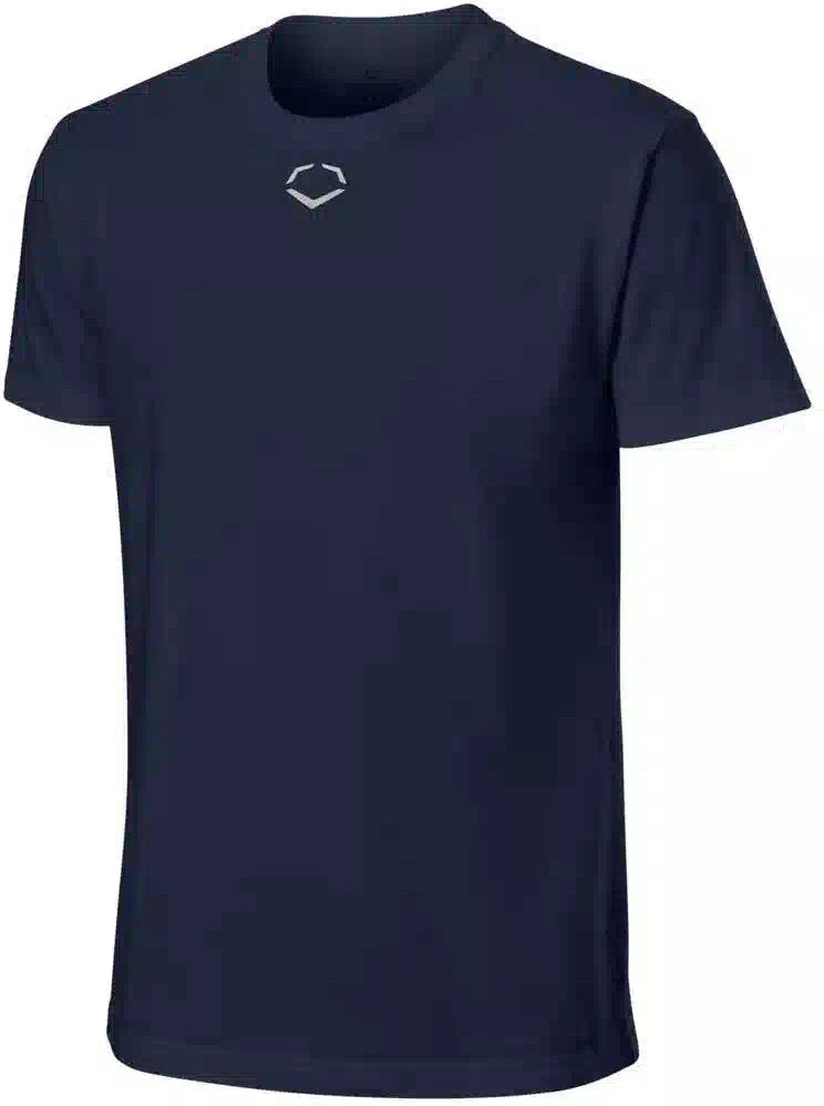 Evoshield Youth Cotton Tee Wb6047803 - Navy