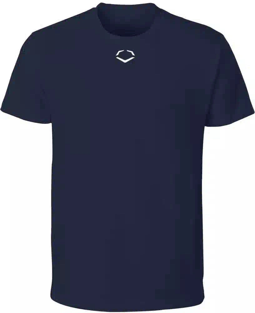 Evoshield Youth Cotton Tee Wb6047803 - Navy