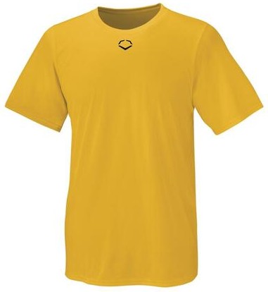 Evoshield Youth E306 Tech Tee Wb6003516 - Light Gold - s