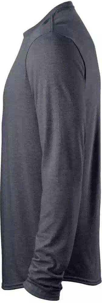 Evoshield Youth Essential Long Sleeve Tee Wb6078101 - Black Heather