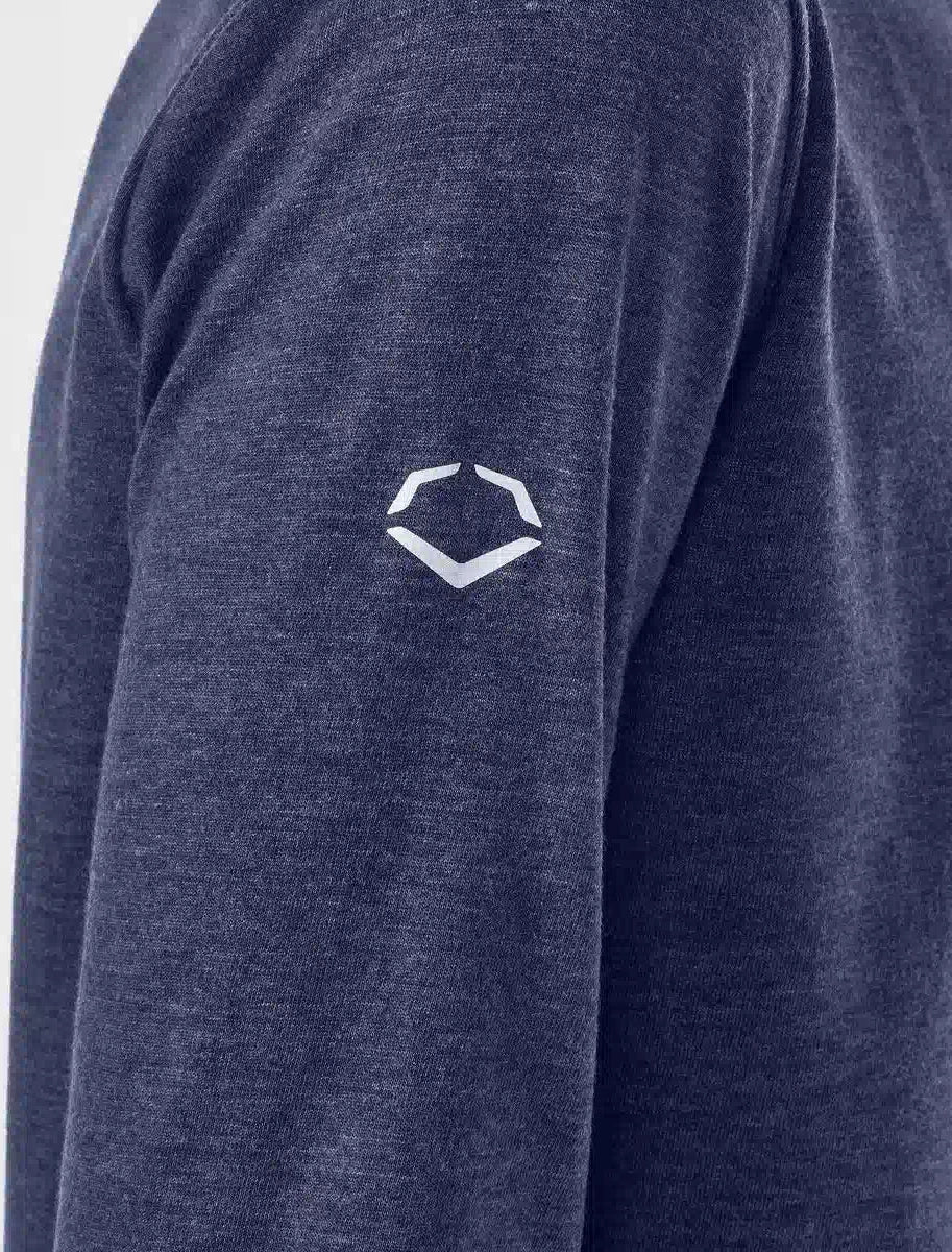 Evoshield Youth Essential Long Sleeve Tee Wb6078103 - Navy Heather