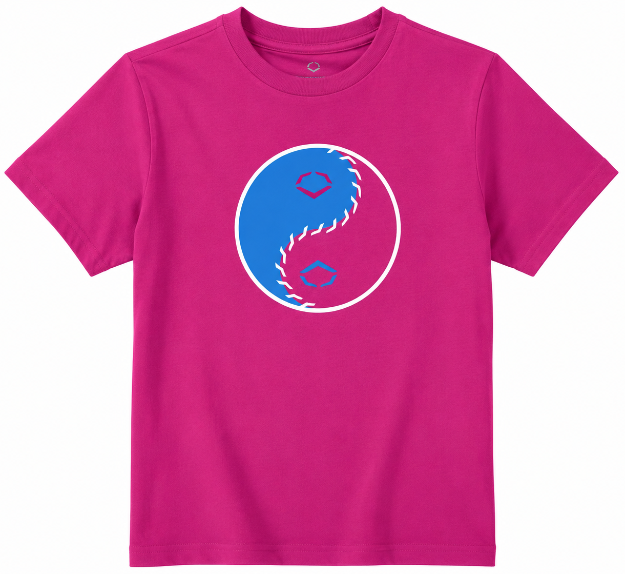 Evoshield Youth Evo Ying-yang Pink Graphic Cotton Tee - Hot