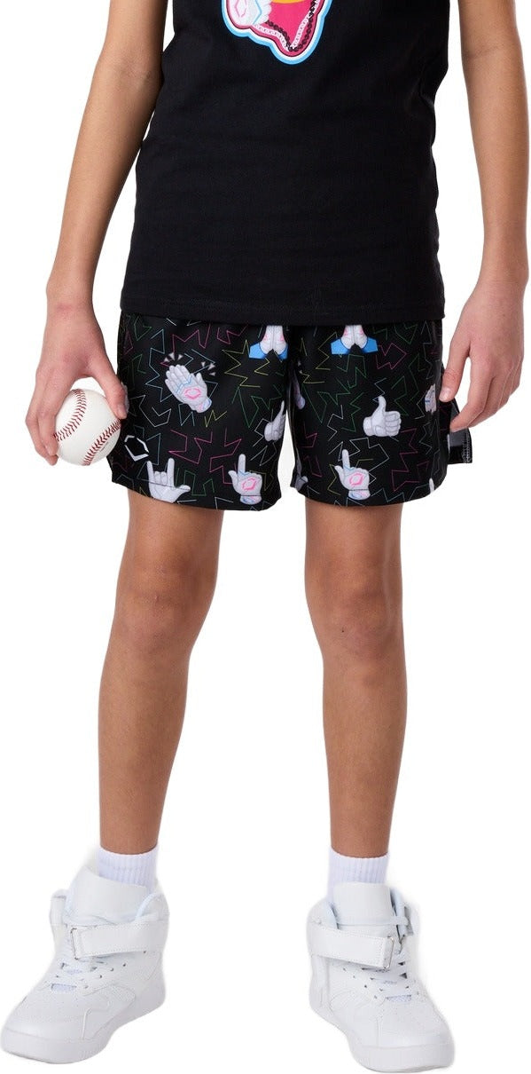 Evoshield Youth Evoji Black Woven Shorts
