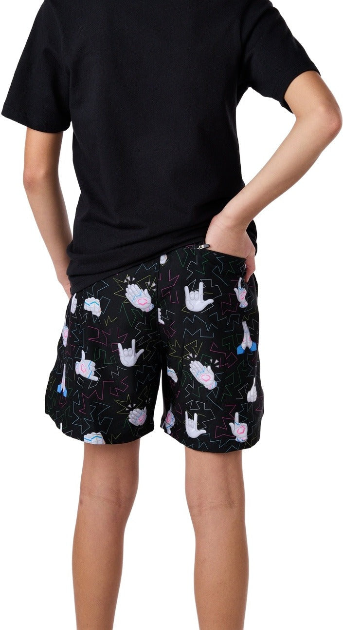 Evoshield Youth Evoji Black Woven Shorts