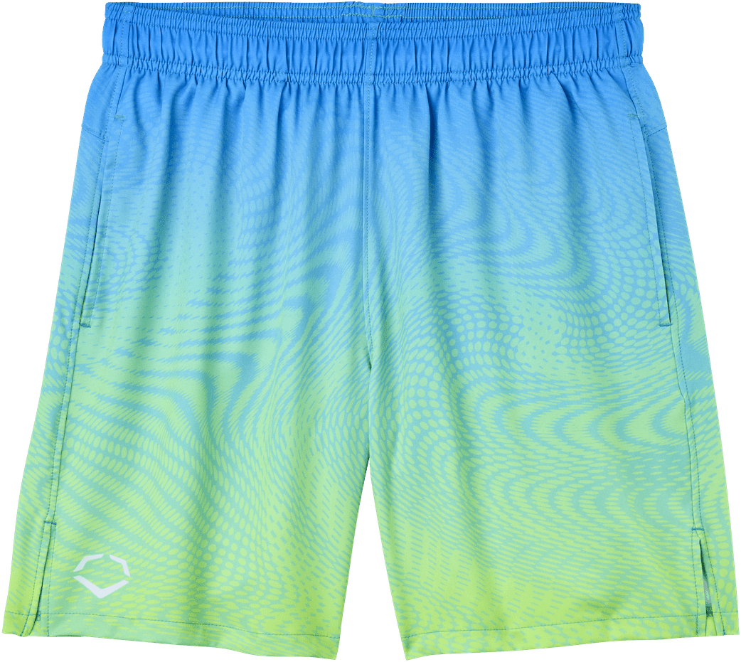 Evoshield Youth Evombre Blue Woven Shorts - Victory