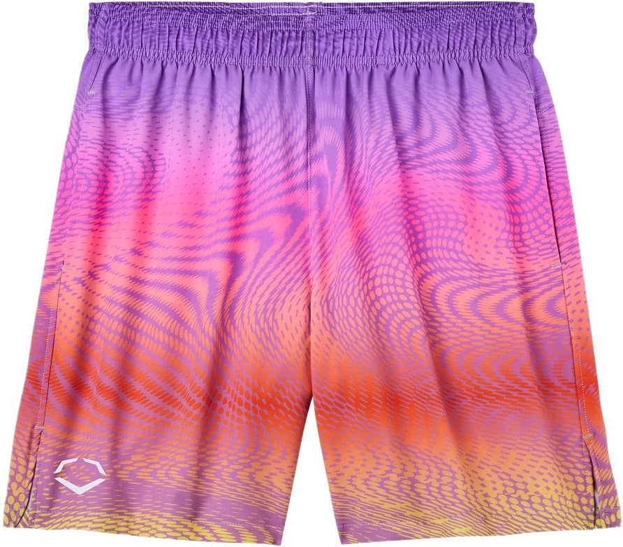 Evoshield Youth Evombre Purple Woven Shorts