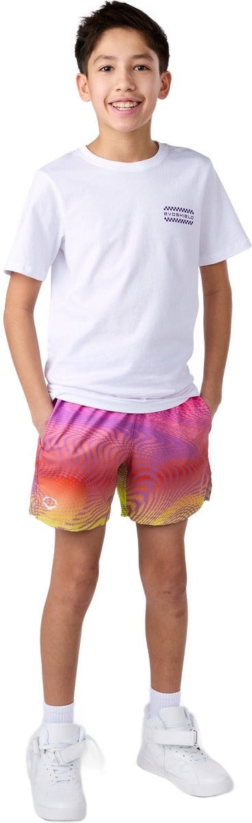 Evoshield Youth Evombre Purple Woven Shorts