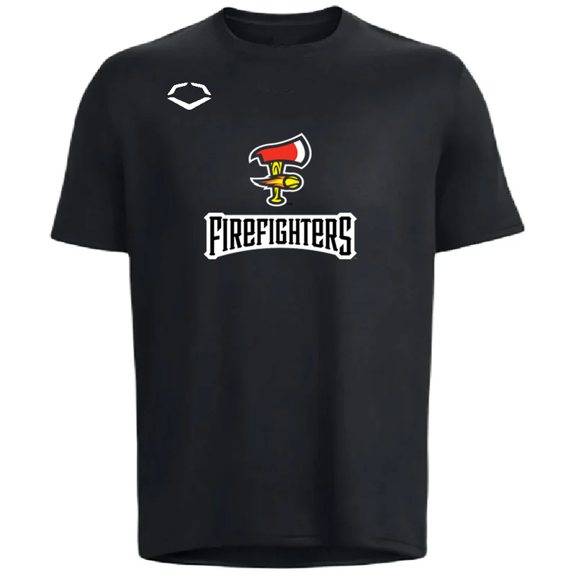 Evoshield Youth Firefighters Emboss Tee Wbe0097b00001 - Black