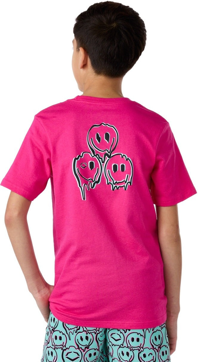Evoshield Youth Happy Melt Pink Graphic Tee