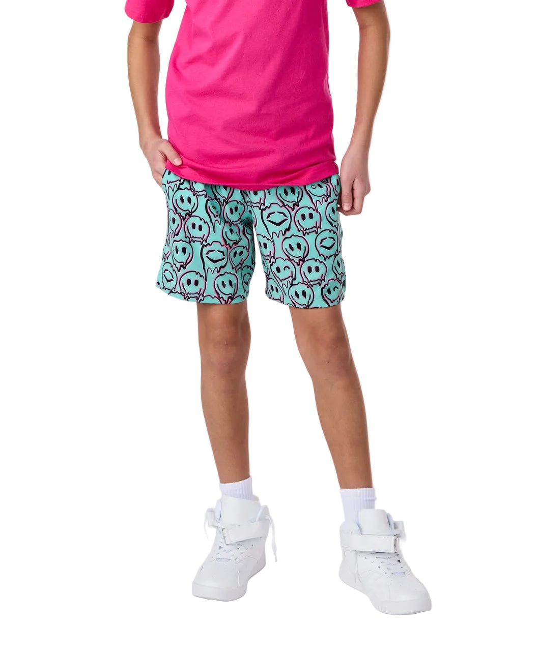 Evoshield Youth Happy Melt Seafoam Woven Shorts