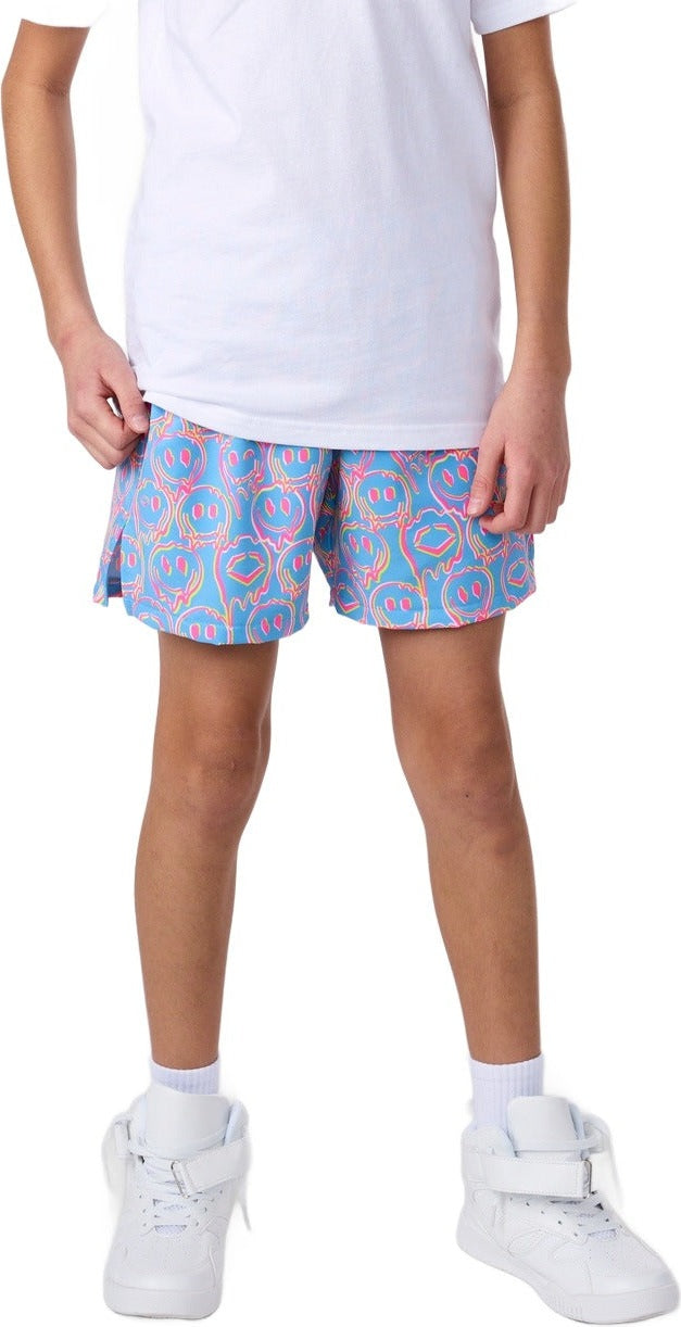 Evoshield Youth Happy Melt Victory Blue Woven Shorts