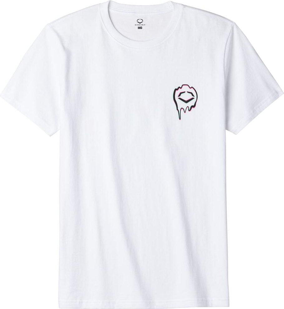 Evoshield Youth Happy Melt White Graphic Tee