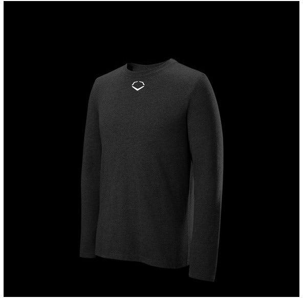 Evoshield Youth Heather Long Sleeve Tee Wtv2001bl - Black