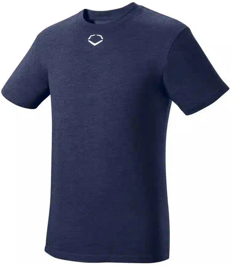 Evoshield Youth Heather Short Sleeve Tee Wtv2002na - Navy