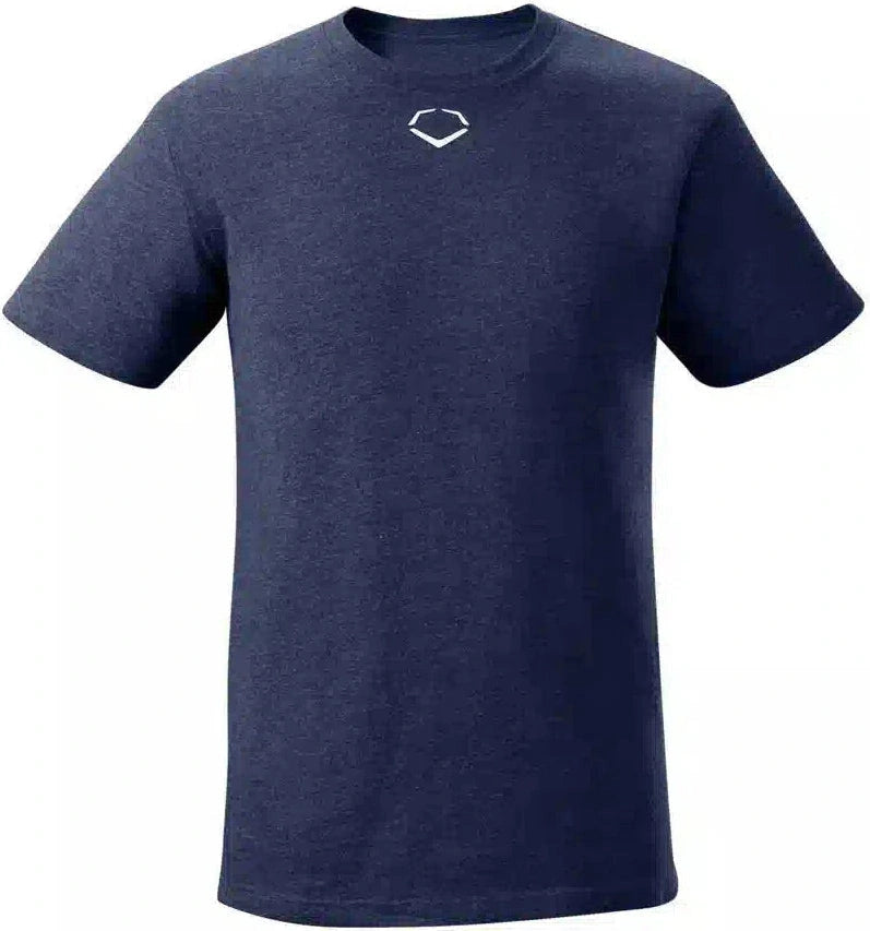 Evoshield Youth Heather Short Sleeve Tee Wtv2002na - Navy
