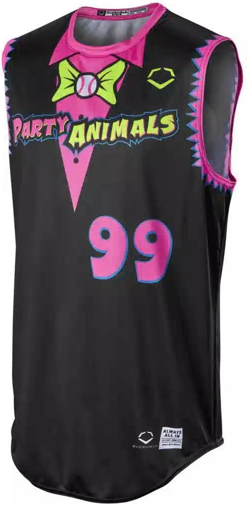 Evoshield Youth Party Animals Black Sleeveless Jersey Wb6052801