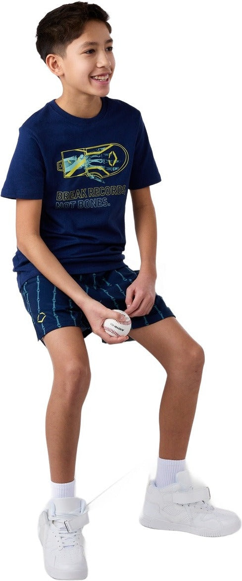 Evoshield Youth Records not Bones Graphic Cotton Tee