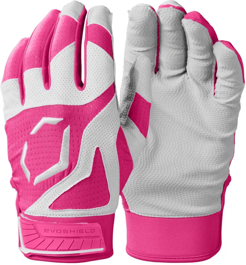 Evoshield Youth Srz-1 Batting Gloves - Hot Pink