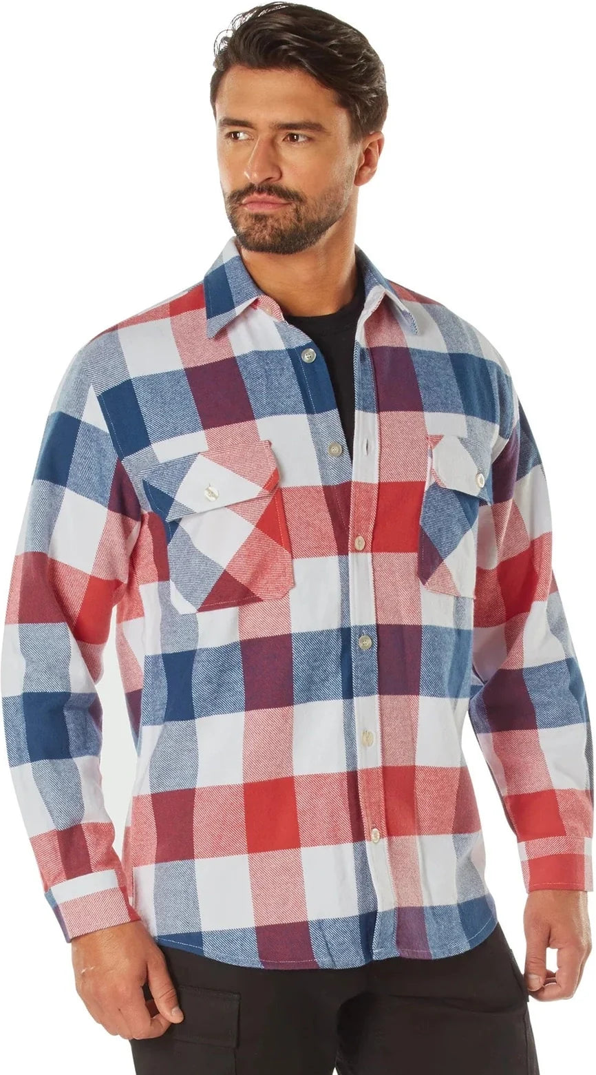 Extra Heavyweight Buffalo Plaid Flannel Shirt