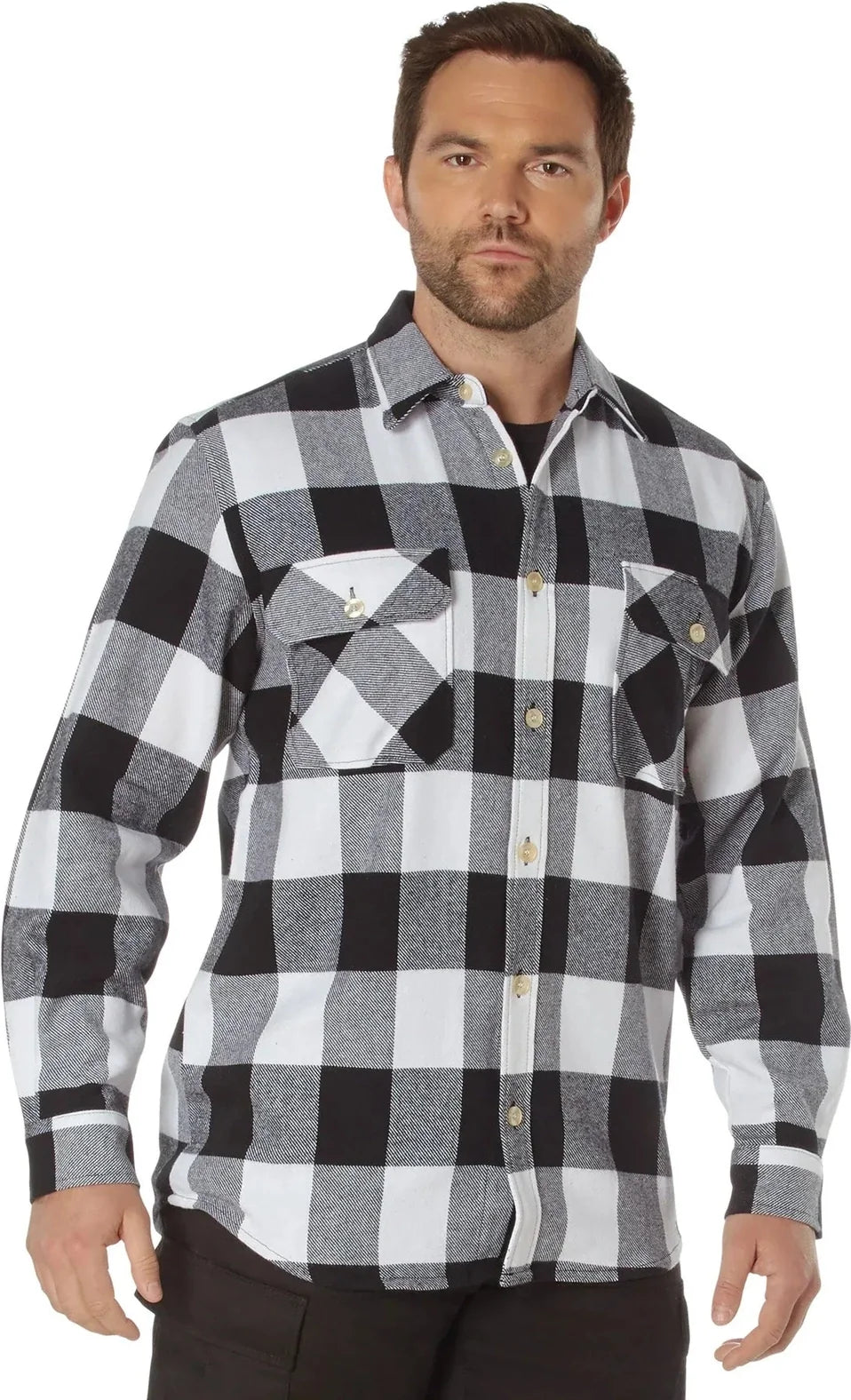 Extra Heavyweight Buffalo Plaid Flannel Shirt