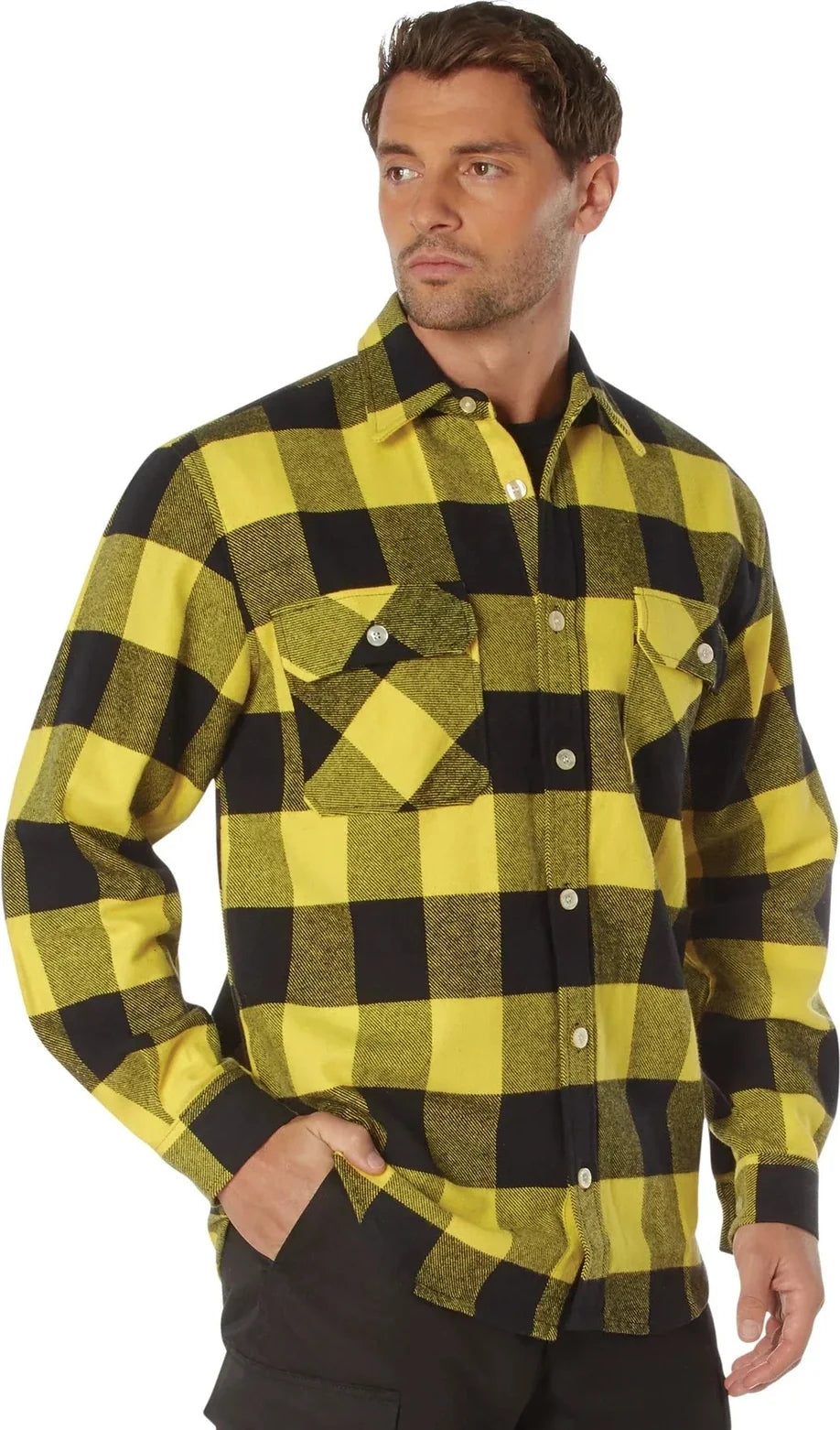 Extra Heavyweight Buffalo Plaid Flannel Shirt