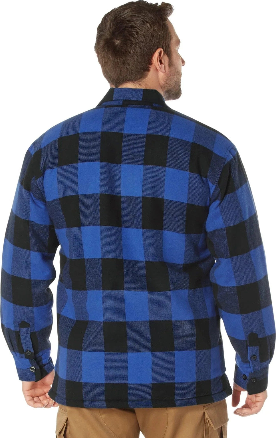 Extra Heavyweight Buffalo Plaid Sherpa Lined Flannel Shirts