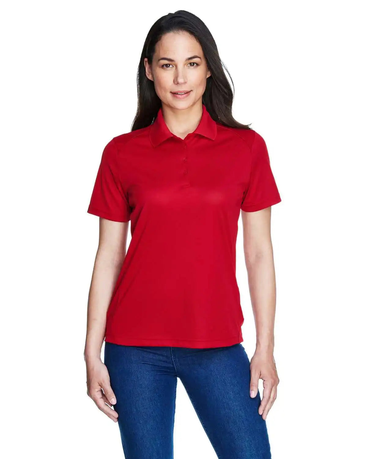 Extreme 75108 Ladies’ Eperformance Shield Snag Protection Short-sleeve Polo - Red