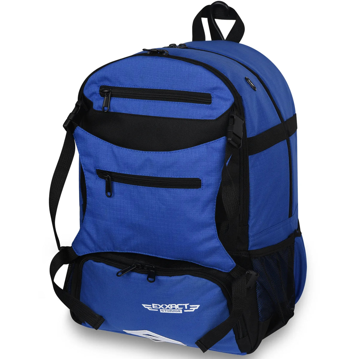 Exxact Sports Baseball Bag with Helmet Holder and Seperate Cleats Compartment - Royal Blue
