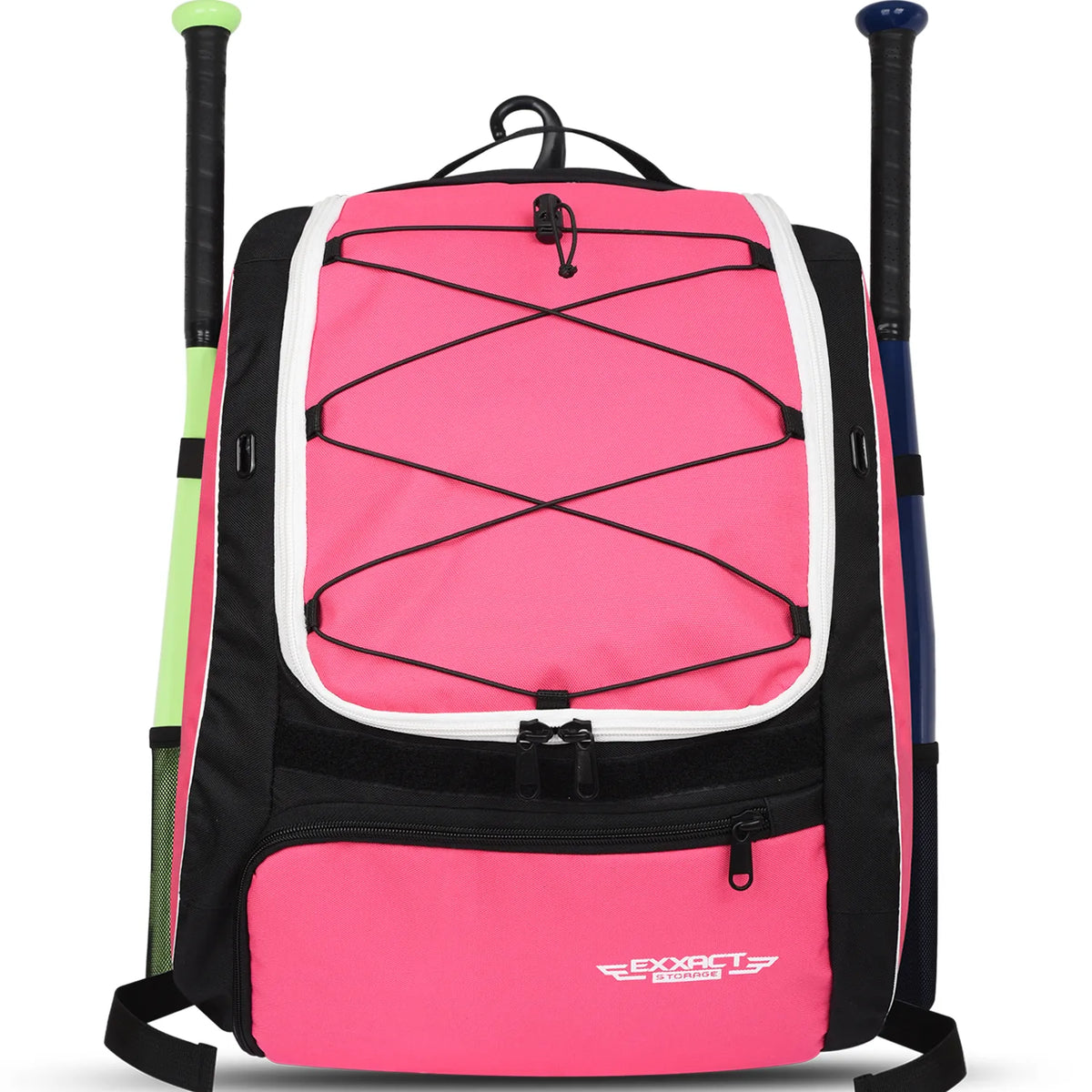Exxact Sports Baseball Bat Bag with Seperate Cleats Compartment - Pink