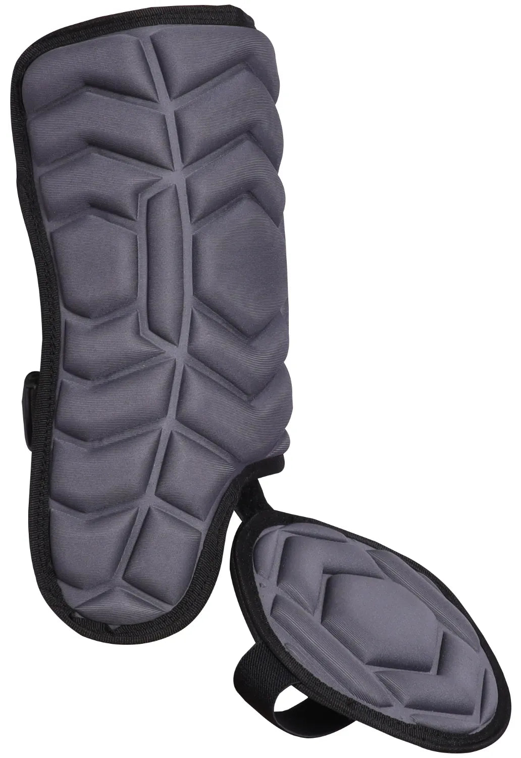 Exxact Sports Baseball Batter’s Leg Guard with Adjustable Straps - Dark Gray - Left Handed Hitter / Youth