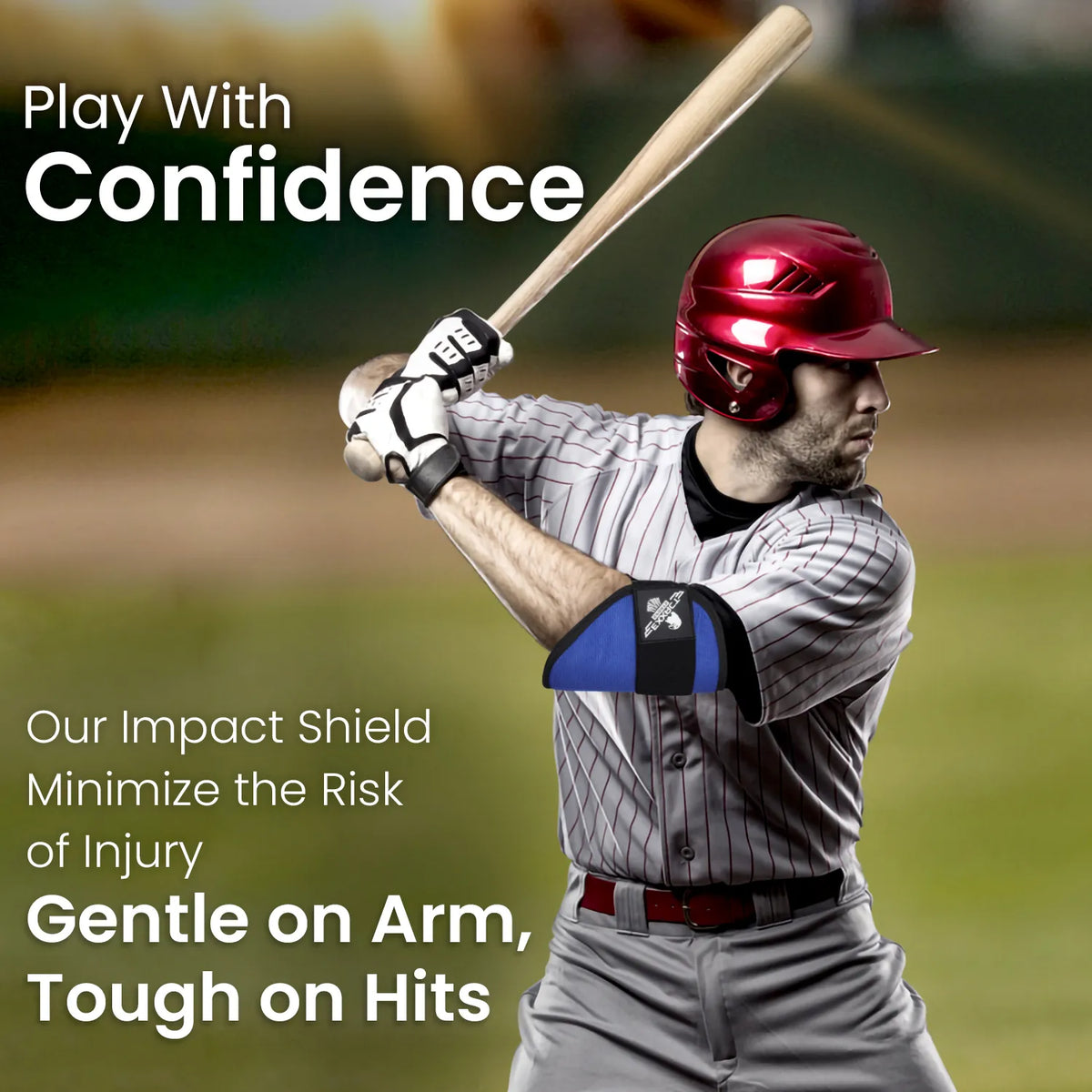 Exxact Sports Baseball Elbow Guard with Adjustable Strap - Lazer