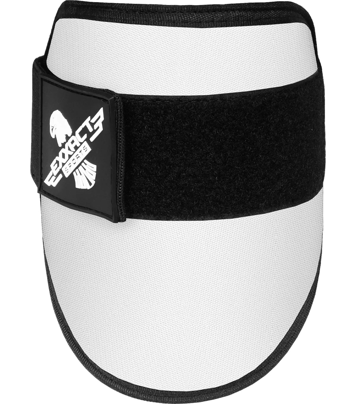 Exxact Sports Baseball Elbow Guard with Adjustable Strap - White