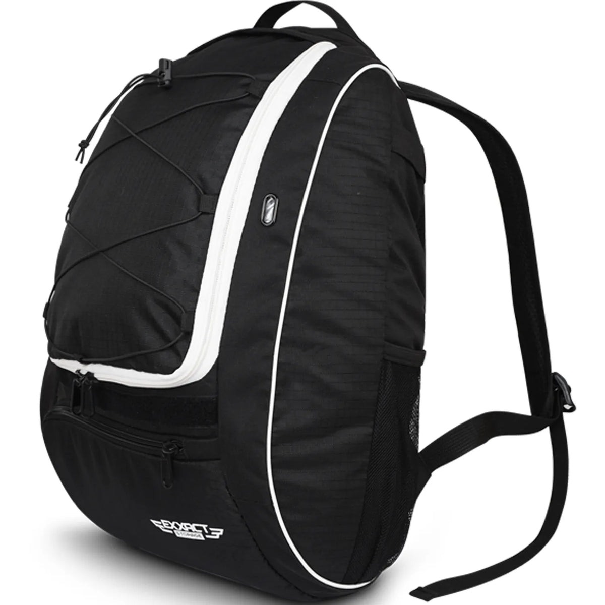 Exxact Sports Black Baseball Bat Bag with Seperate Cleats Compartment