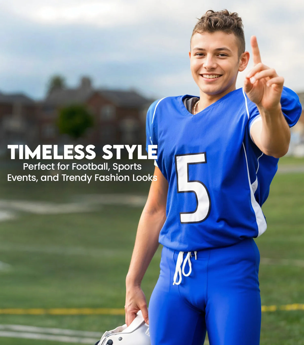 Exxact Sports Boys Youth Football Practice Jersey - Royal Blue