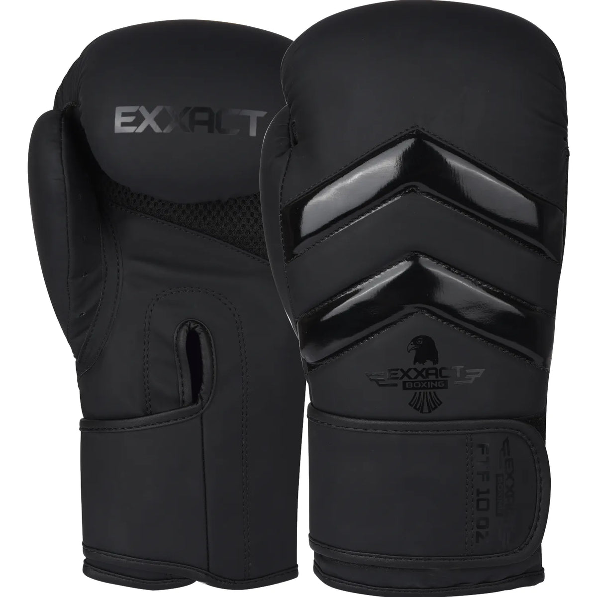 Exxact Sports Clash Boxing Gloves for Men & Women - Black