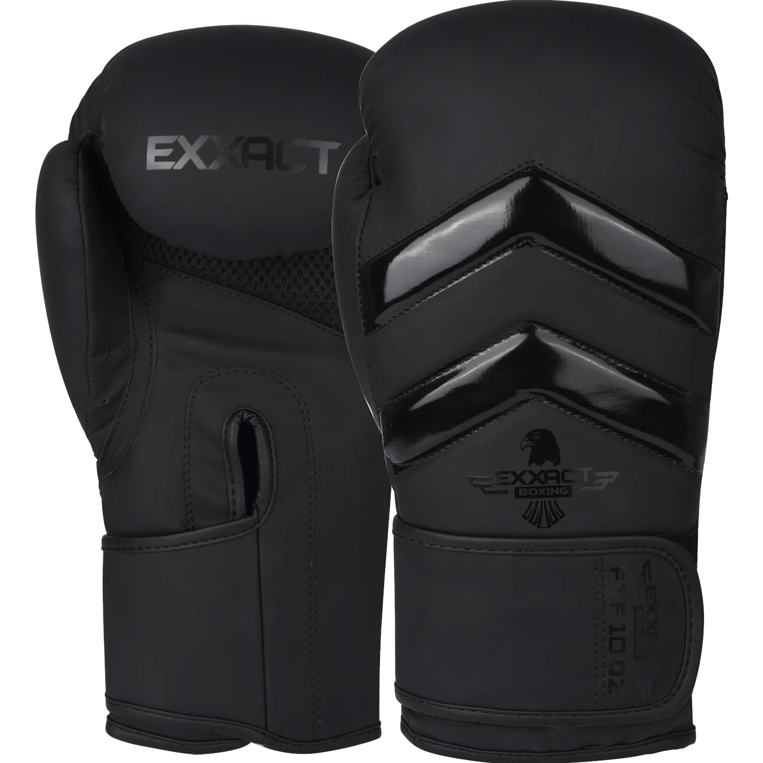 Exxact Sports Clash Boxing Gloves for Men & Women - Black - 10 Oz