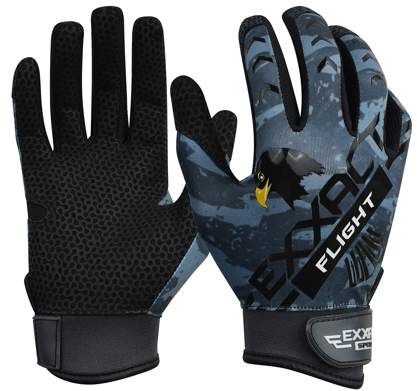 Exxact Sports Flight Baseball Batting Gloves for Youth & Adult - Gray