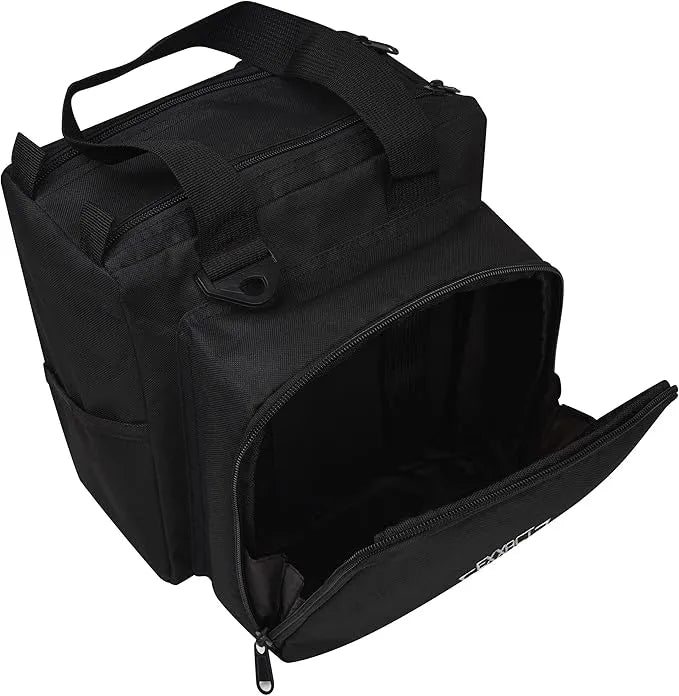Exxact Sports Flight Gear Bag with Multiple Pockets for Pilots and Travelers - Black