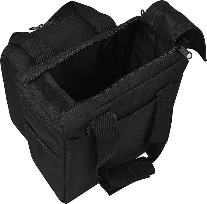 Exxact Sports Flight Gear Bag with Multiple Pockets for Pilots and Travelers - Black