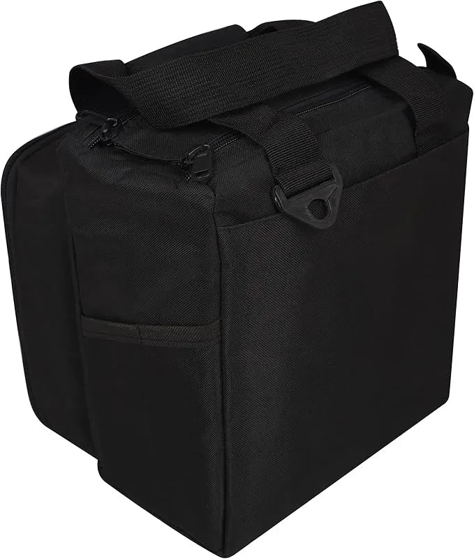 Exxact Sports Flight Gear Bag with Multiple Pockets for Pilots and Travelers - Black