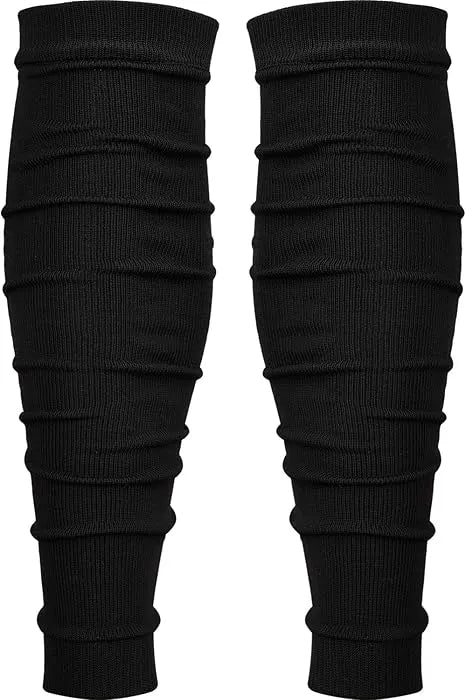 Exxact Sports Football Leg Sleeves Men’s & Boys 1 Pair - Black - Adult